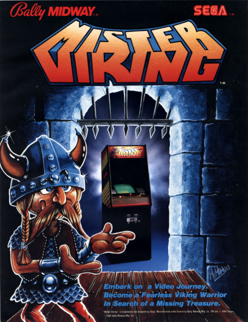 Mister Viking (315-5041) Arcade Game Cover